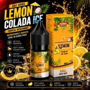 Lemon Pina Colada ice