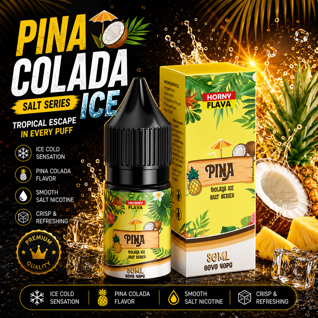 Pina Colada ice
