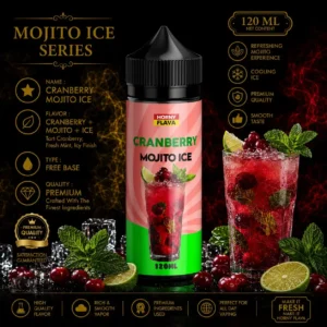 Cranberry Mojito ice Cranberry Mojito ice